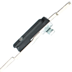 3 point lock with flat rod
